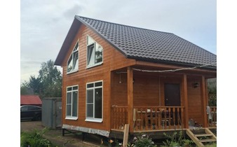 Построенный дом по проекту Dom 3