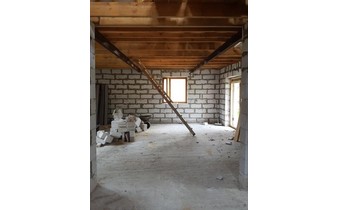 Построенный дом из газобетона