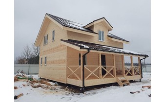 Построенный дом по проекту AS-2221