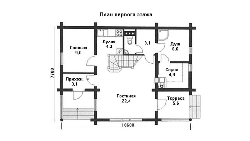 Проект дома as-139