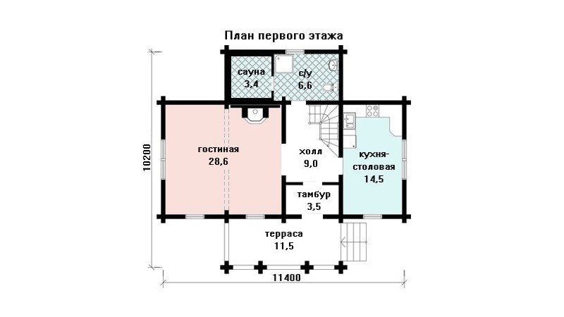 Проект дома as-1476