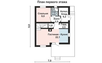 Проект дома as-2074