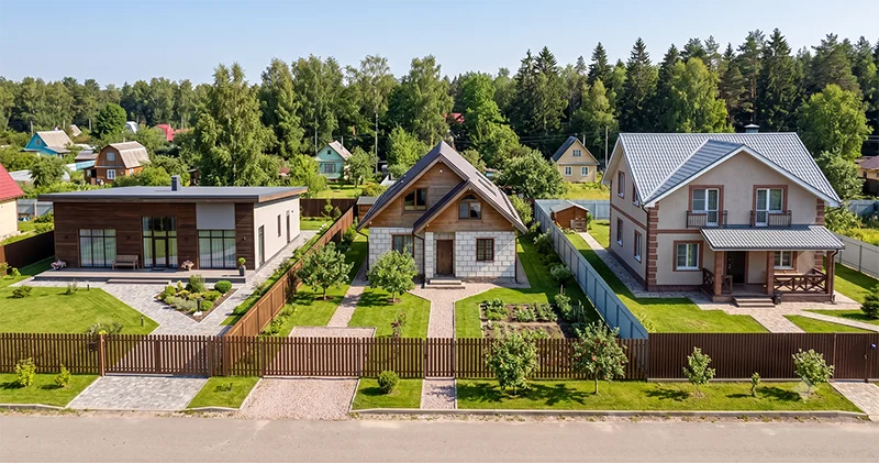 Как расположить дом на 6 сотках